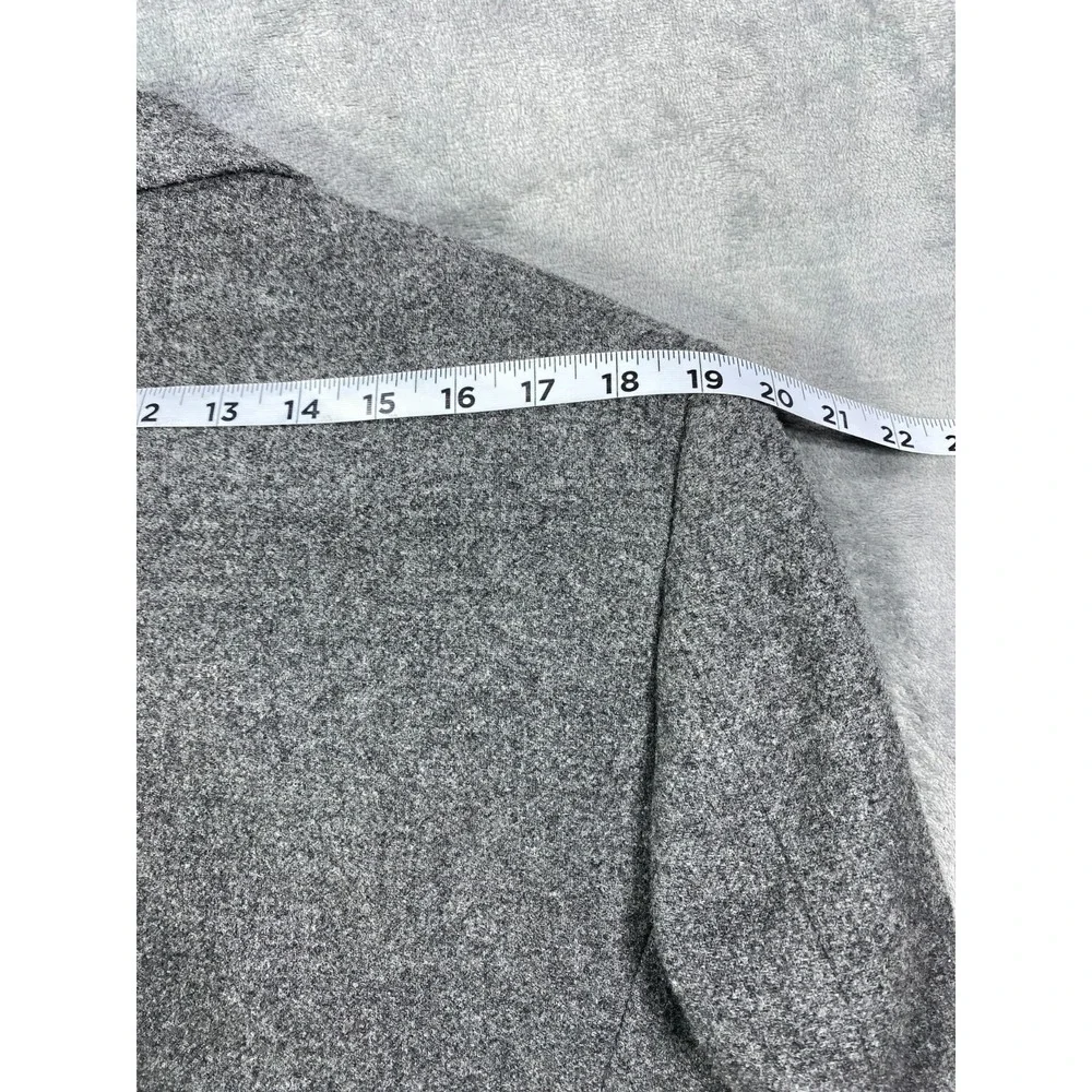 J Crew Blazer Mens 42L Gray Wool Blend Jacket Casual Sport Coat Classic Business